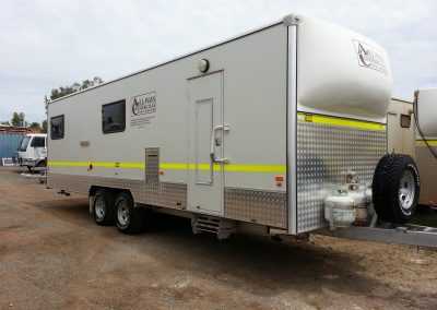 Combination Caravan – More Flexible Than Donga Accommodation